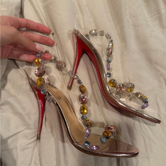 Christian Louboutin Rosa Z Jewel Heels - Picture 4 of 6
